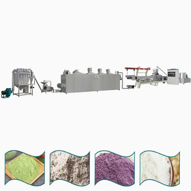 เครื่องโม่อาหารเด็ก Extruder เครื่อง Extruder สกรูคู่