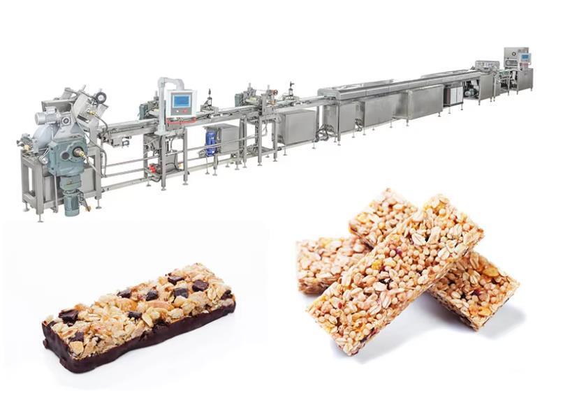 Energy Bar Forming Machine ขนาด 200 ~ 400 กิโลกรัมต่อชั่วโมงสำหรับหลายรูปทรงและขนาด