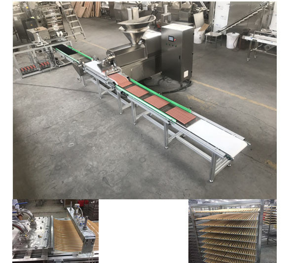 อัตโนมัติเต็มรูปแบบสูงสุด 100% เนื้อสัตว์เลี้ยง Jerky ขนมขบเคี้ยวเครื่องทำเครื่องอัดรีด