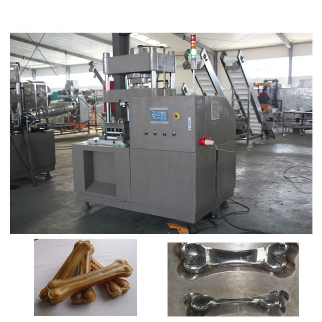 Dog Chews เครื่องกดกระดูก Rawhide พร้อมสถานีทำงานสองเท่าสำหรับขนมสุนัข