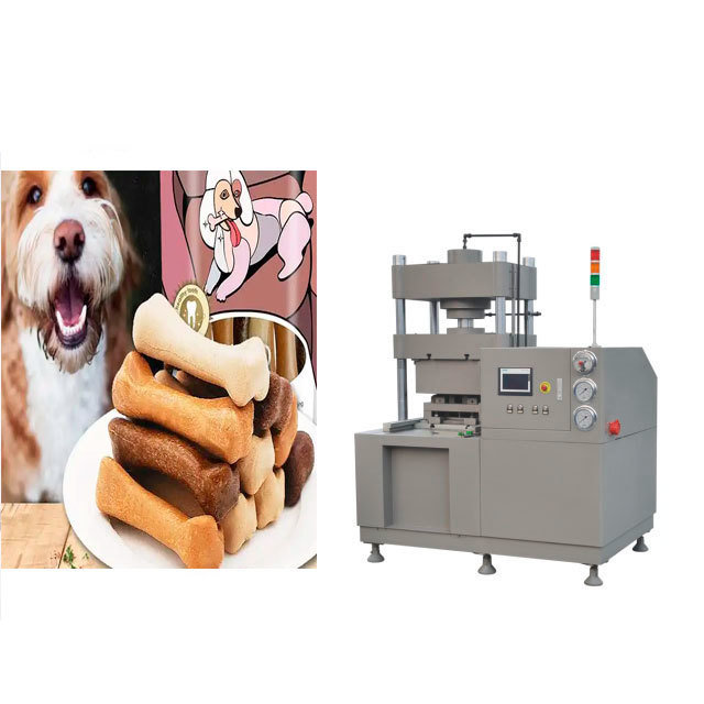 คอลัมน์แป้งและสาม Board Rawhide Pet Bone เครื่องจักรอาหารสุนัขกับ ISO9001