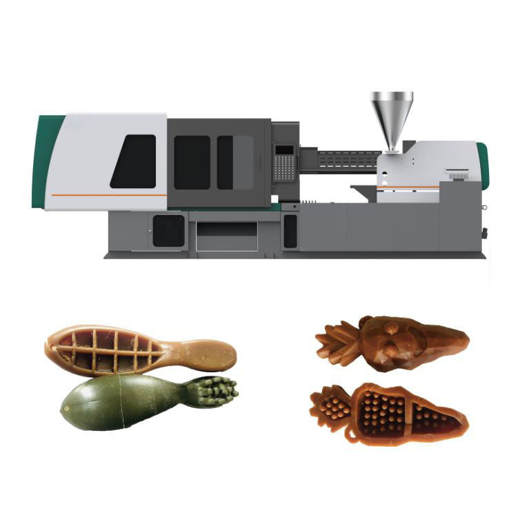 อุปกรณ์แปรรูปอาหารสัตว์เลี้ยงไฮดรอลิกความเร็วสูงทำเคี้ยวอาหาร