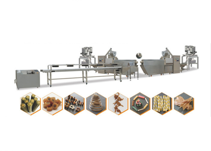 สัตว์เลี้ยงถือว่า / เครื่องทำอาหารสุนัข / อาหารสุนัข Extruder กับ PLC และหน้าจอสัมผัส