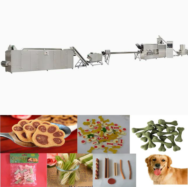 สุนัขทันตกรรมเคี้ยว Treats ขนมขบเคี้ยวทำเครื่อง / อุปกรณ์ / สายการผลิต