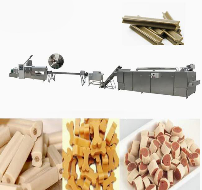 Chewing ลูกสุนัขอาหารเครื่อง Extruder สำหรับแป้งข้าวโพด, เนื้อผง
