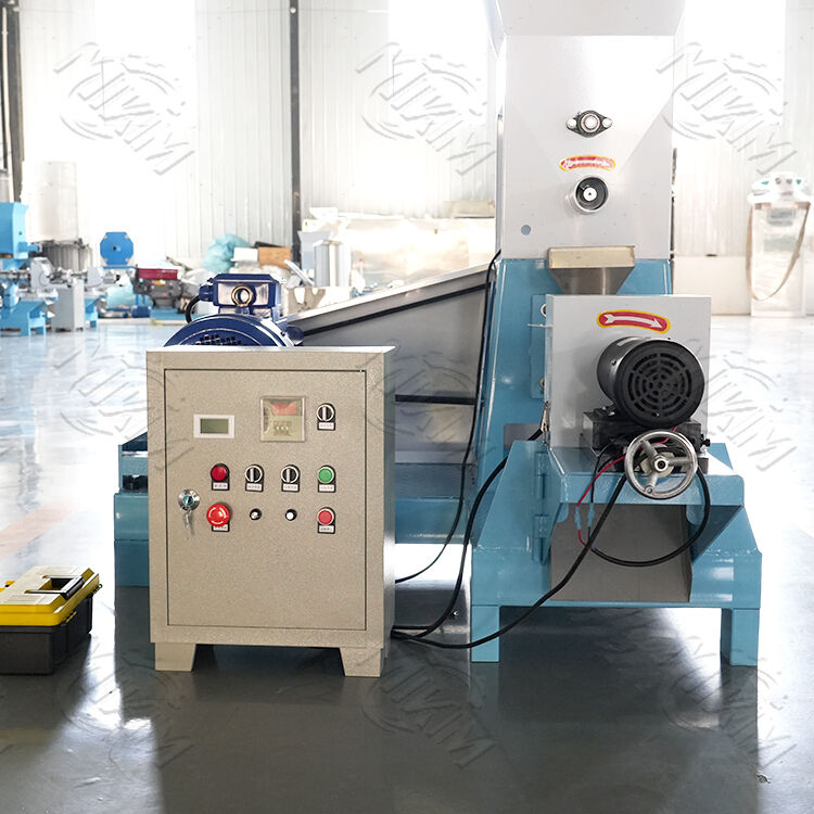 เครื่องอัดรีดอาหารปลาลอยน้ำขนาดเล็กสำหรับขายส่ง 40-200 กก./ชม. เครื่องทำเม็ดอาหารปลาลอยน้ำสำหรับฟาร์ม